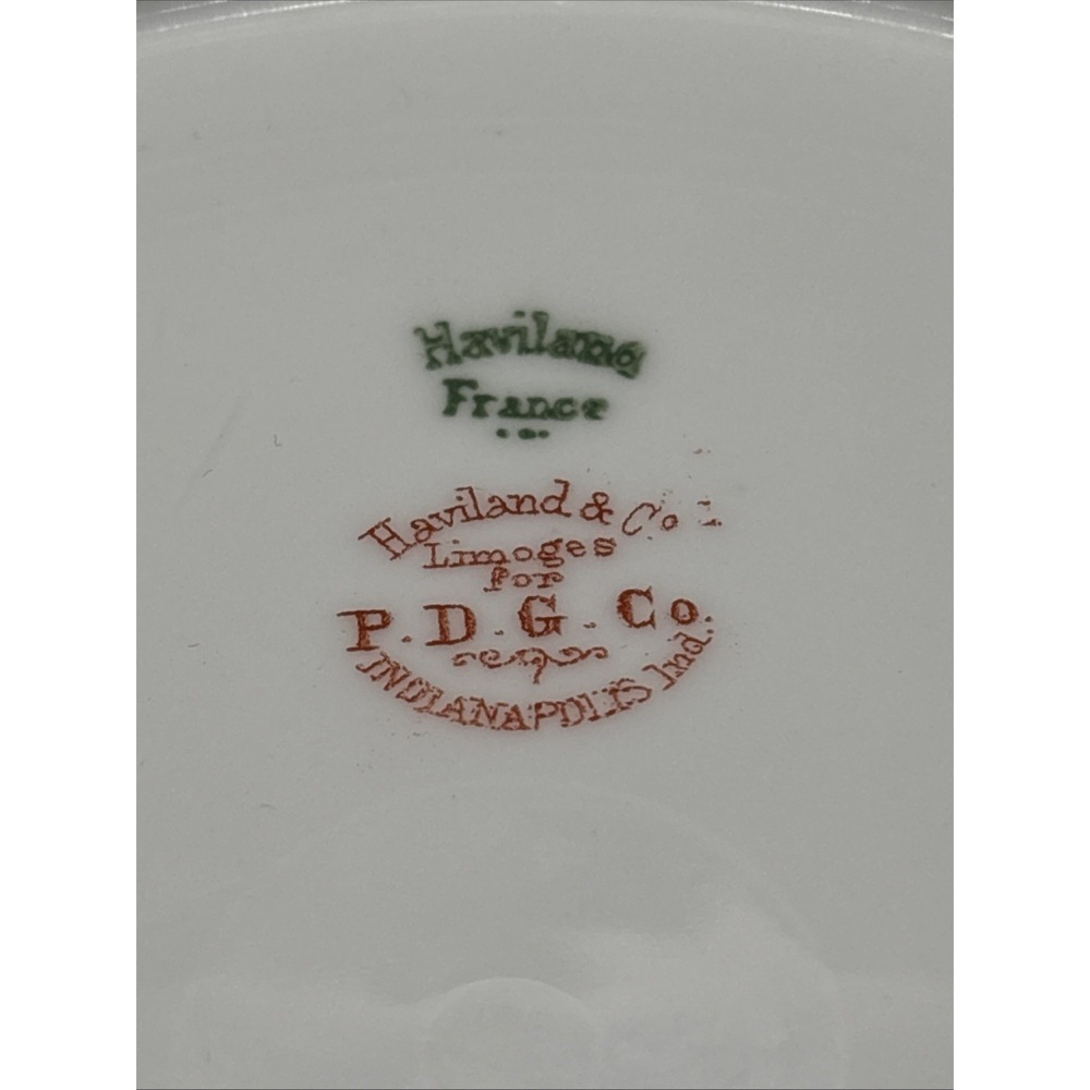 Antique Haviland Limoges Schleiger 930A Dinner Plate Pettis Dry Goods - Picture 3 of 7